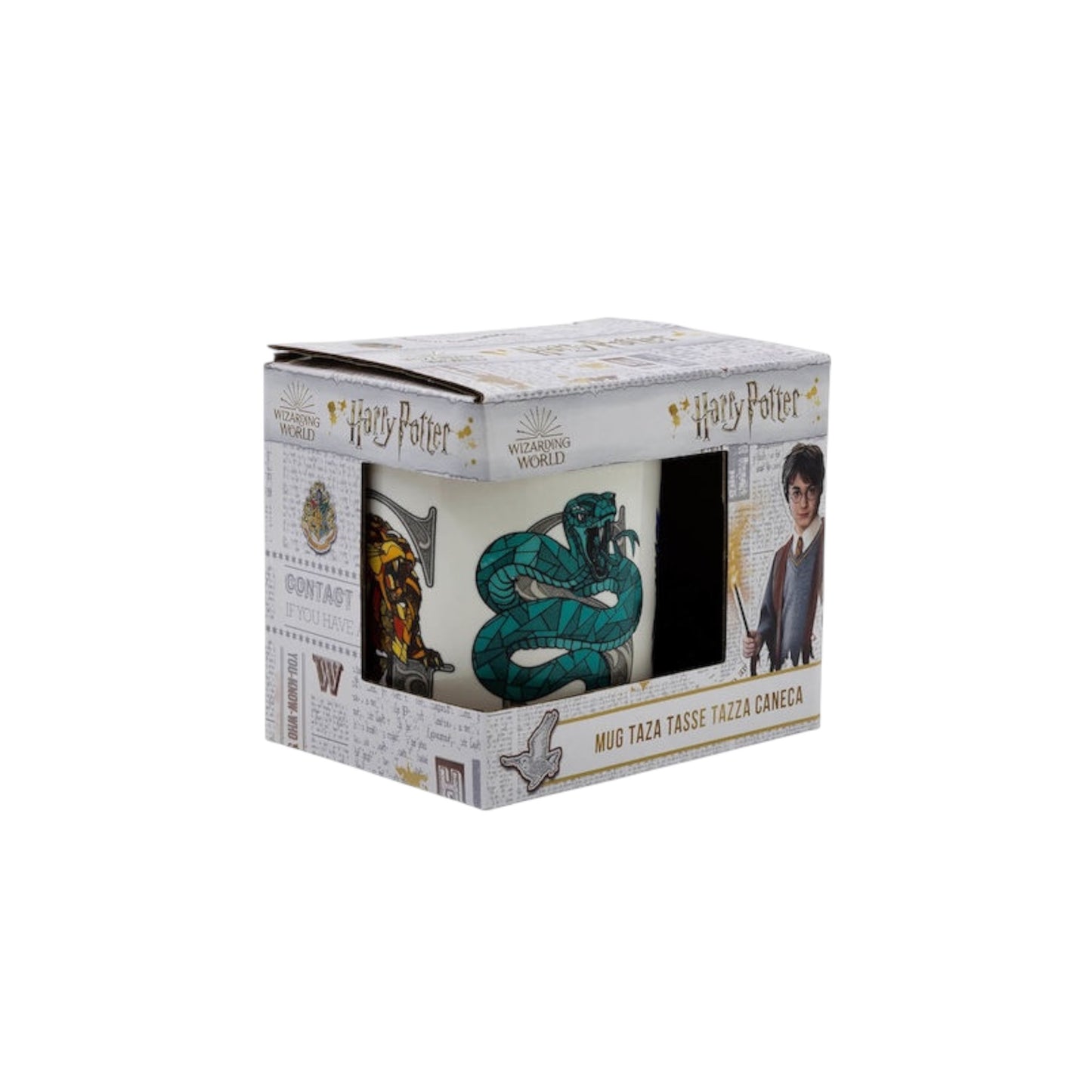 Harry Potter Hogwarts Κούπα Κεραμική Λευκή 300ml