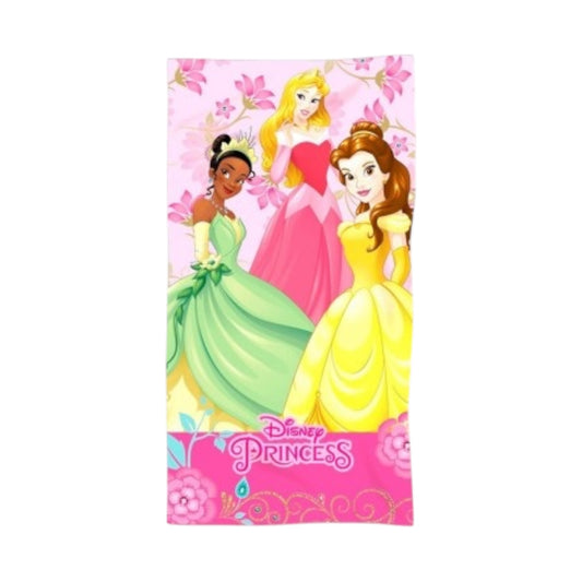 Πετσέτα Θαλάσσης Quick Dry Disney Home Princess 30 70x140 Pink 100% Microfiber