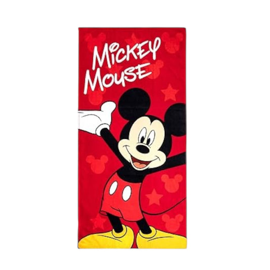 Disney Mickey Mouse Bath Pool Beach Towel - Super Soft & Absorbent 100% Cotton Towel