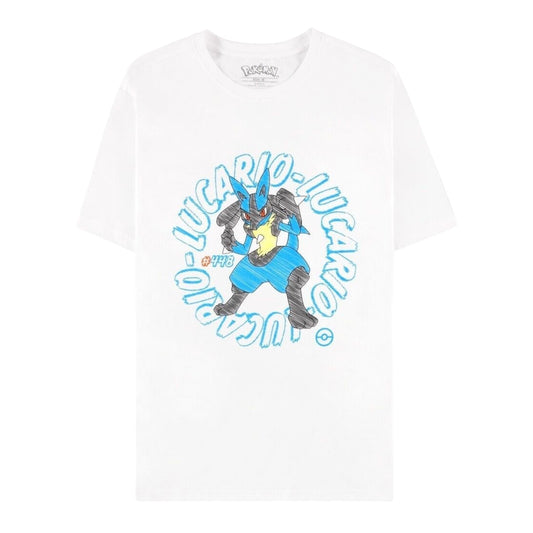Pokémon - Lucario  T-Shirt White