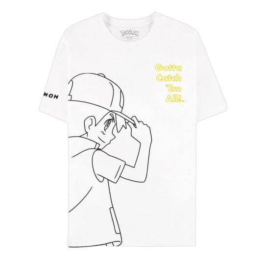 Pokémon - Ash - Men's Boys' T-Shirt