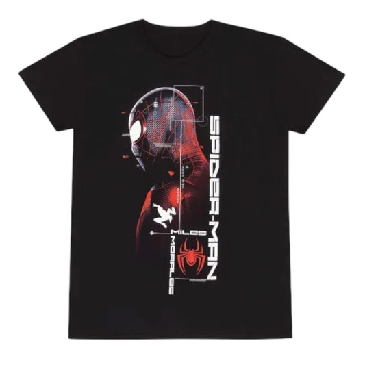 Marvel Spider-Man Miles Morales Suit Specs Official Tee T-Shirt Mens Unisex