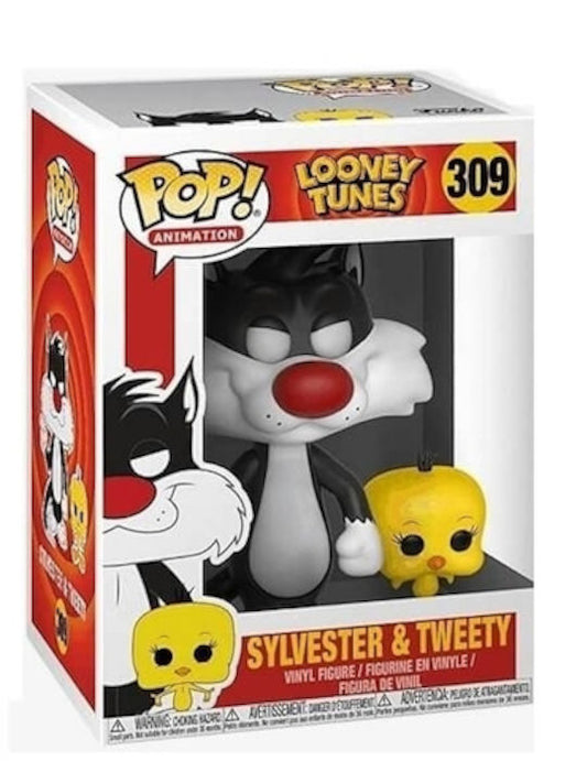 Funko Pop! Animation: Looney Tunes - Sylvester & Tweety 309 Flocked Special Edition