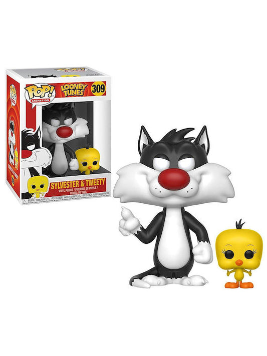 Funko Pop! Animation: Looney Tunes - Sylvester & Tweety 309 Flocked Special Edition