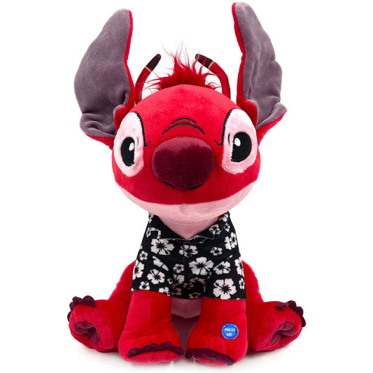 Leroy Stitch Hawaii Plush Toy 30cm With Sound