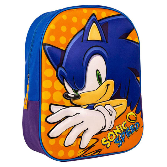 Sonic Hedgehog 3D backpack 31cm